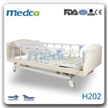 Deux fonctions électrique soins médicaux à domicile lit en bois H202